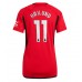 Tanie Strój piłkarski Manchester United Rasmus Hojlund #11 Koszulka Podstawowej dla damskie 2023-24 Krótkie Rękawy